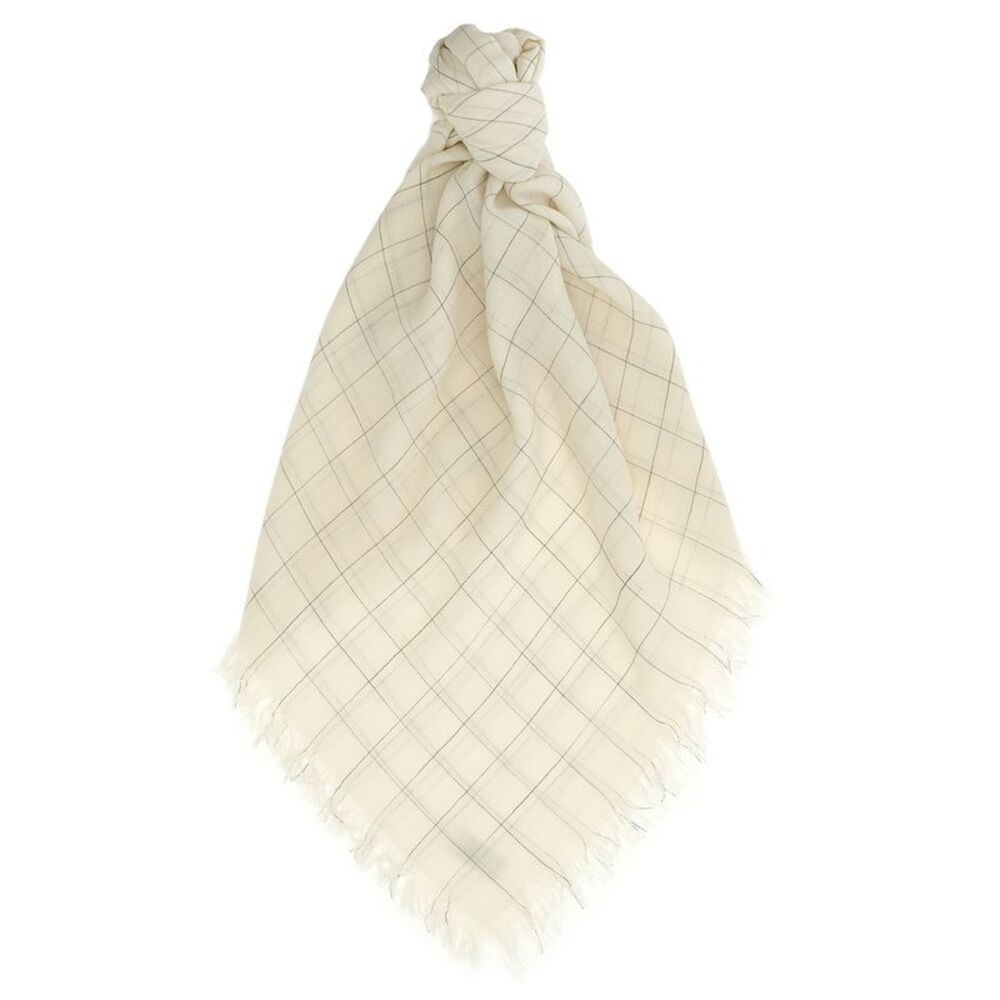 TOTEME White Wool Women's Foulard